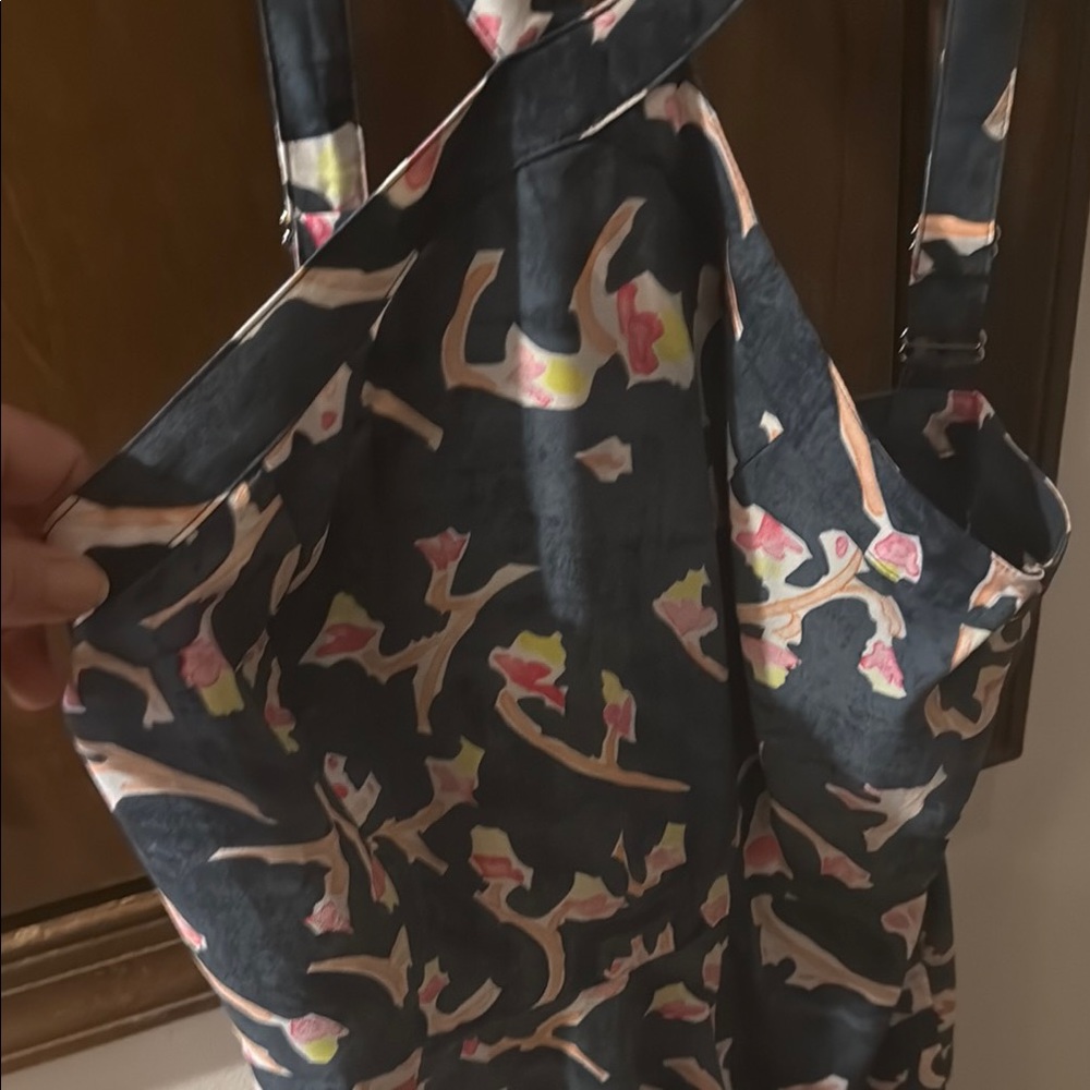 CAbi Black Floral Dress